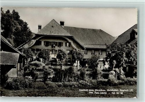 3537 Eggiwil Foto AK 7456 Verlag Globetrotter - Gasthof zum Hirschen, Heidbühl