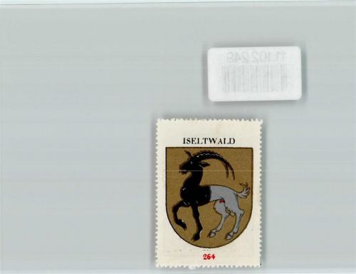 3807 Iseltwald - Vignette Wappen Kaffee Hag ca 1920-1940