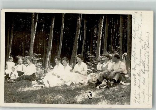 4127 Birsfelden 1917 Foto AK Gruppenfoto Ort handschriftlich