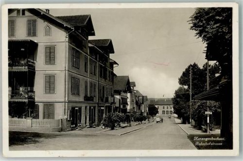 3360 Herzogenbuchsee Foto AK Bahnhofstrasse
