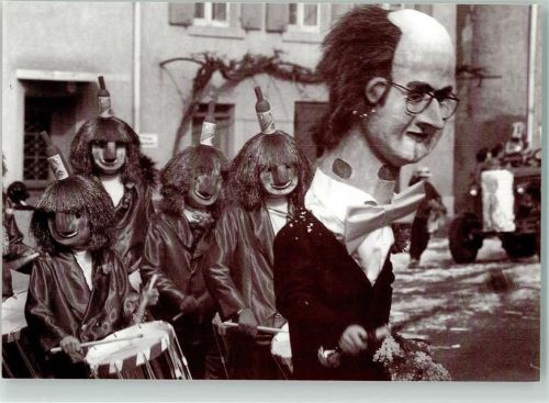 4402 Frenkendorf 1976 - Fasnacht Tambourmajor Regierungsrat P Jenni