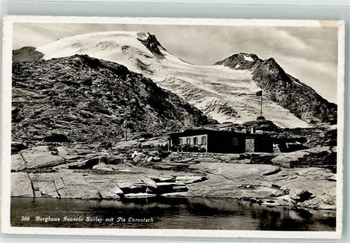 Fuorcla Surlej Foto AK Berghaus Piz Corvatsch