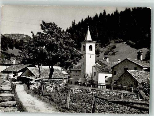 7602 Casaccia Foto AK Kirche