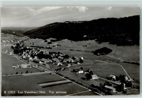2126 Les Verrières Gebrauchsspuren Fliegeraufnahme