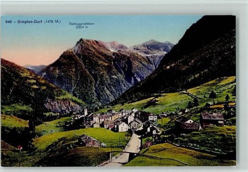 3907 Simplon Dorf - Tschuggmatthorn