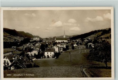6170 Schüpfheim - Panoramaansicht Kirche