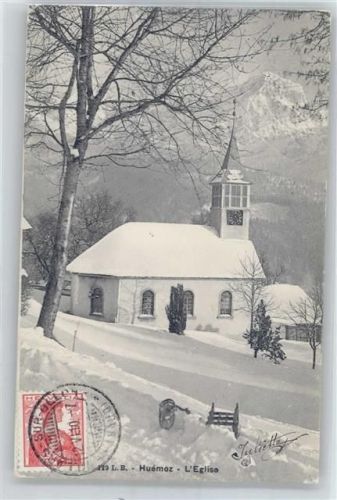 1884 Huémoz - Kirche