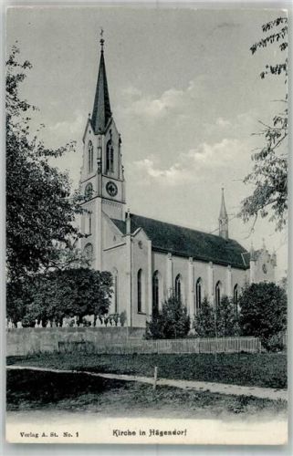 4614 Hägendorf Foto AK Kirche