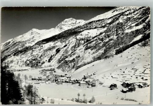 3910 Saas-Grund 1965 Foto AK Winter
