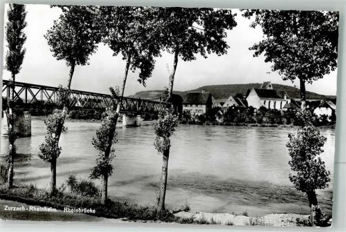 5330 Bad Zurzach Foto AK Rheinbrücke
