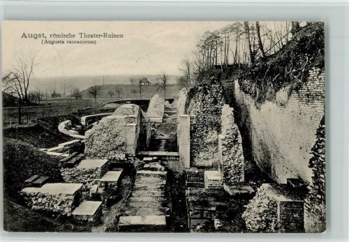 4302 Augst BL 1910 - Römische Theater-Ruinen Augusta rauracorum