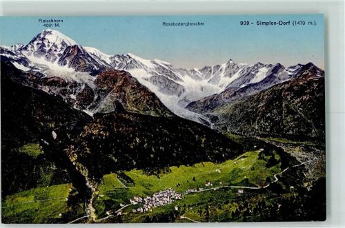 3907 Simplon Dorf - Fletschhorn Rossbodengletscher