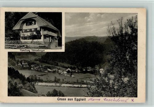 3537 Eggiwil 1916 - Handlung Schneeberger AK