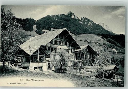 3764 Weissenburg Foto AK Ober-Weissenburg