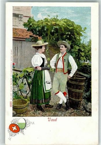 1906 - Waadtländer Trachtenpaar