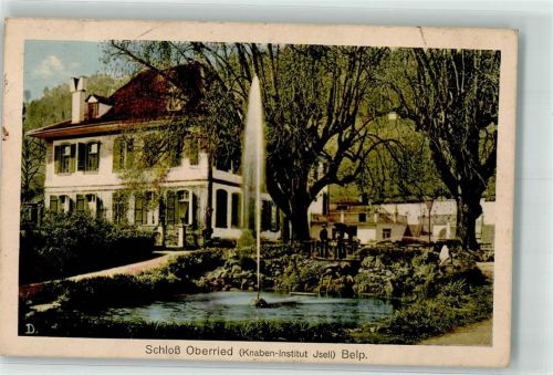3123 Belp Gebrauchsspuren Schloss Oberried Knabeninstitut Jseli