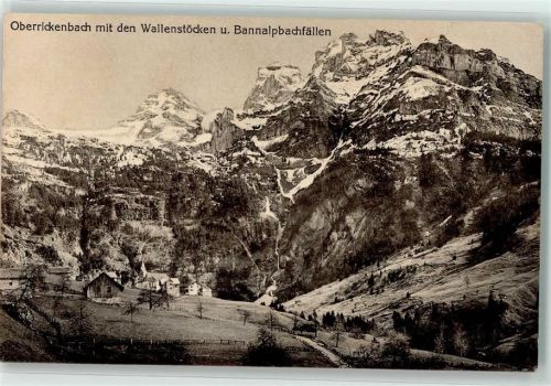 6387 Oberrickenbach - Wallenstöcken Bannalpbachfälle