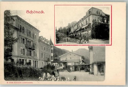 6376 Emmetten Foto AK Hotel Schöneck