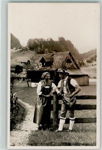 6130 Willisau 1933 - Senn und Sennerin