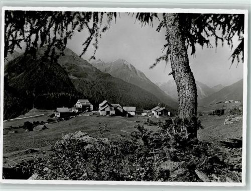 7545 Guarda - Pension Craista Bos-cha-Guarda gegen Guarda und Flüelapass