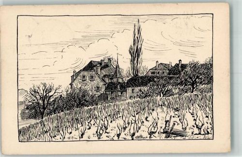 2075 Montmirail 13 Künstlerkarte Schloss Chateau de Montmirail