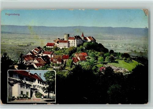 8158 Regensberg Gebrauchsspuren Gasthaus zur Krone