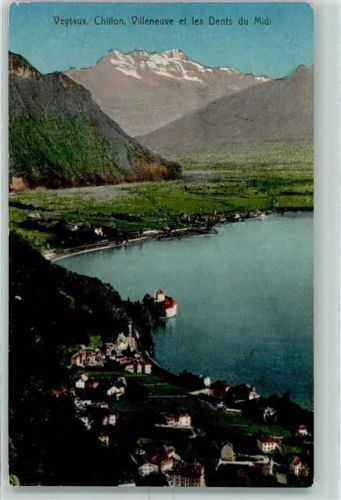 1820 Veytaux 1913 - Chillon Villeneuve et les Dents du Midi