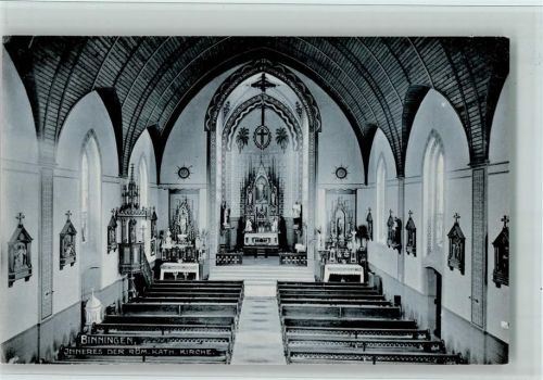 4102 Binningen - Kirchenschiff Inneres der Römischkatholischen Kirche
