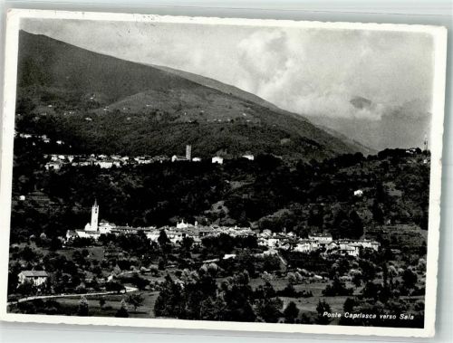 6946 Ponte Capriasca 1960 Foto AK Bahnpost Maroggia-Melaro Zug 479 FFS