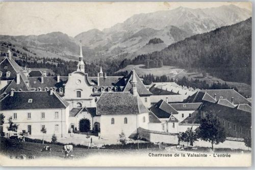 1654 La Valsainte Cerniat FR 1903 - Burg Schloss