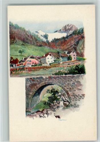 1820 Veytaux 1898 Künstlerkarte sehr gute Erhaltung AK