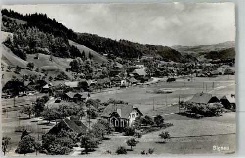 3534 Signau Foto AK Feldpost Geb.Telegr.KP. 3