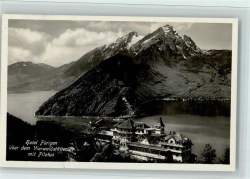 6363 Fürigen - Hotel Fürigen über dem Vierwaldstättersee mit Pilatus