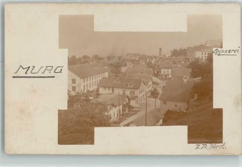 8877 Murg 1912 Privatfoto AK Spinnerei