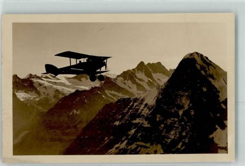 Avion Flugzeug Eiger Schreckhörner Edition Guggenheim & Cie