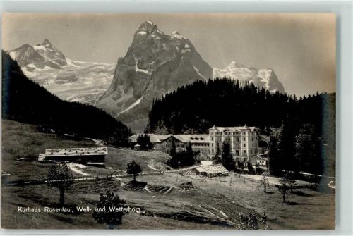 3860 Rosenlaui - Well und Wetterhorn