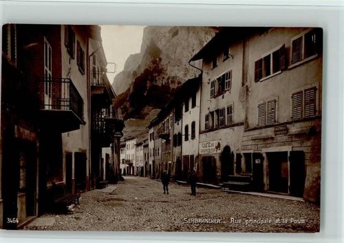 1933 Sembrancher - Nr. 3464 Verlag Perrochet-Matile - rue principale etl la Poste , gute Erhaltung AK