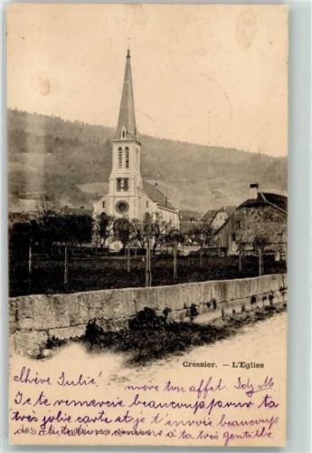 2088 Cressier NE 1900 - Kirche