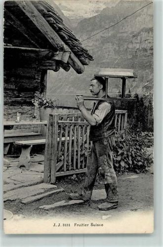 1986 Arolla 1910 - Frutier Suisse Ort lt. Stempel