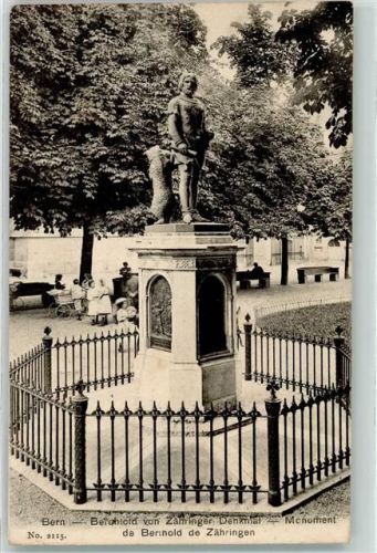 3000 Bern Berne 1907 - Berchtold von Zähringer Denkmal