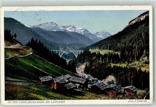 7057 Langwies Gebrauchsspuren Viadukt Chalets