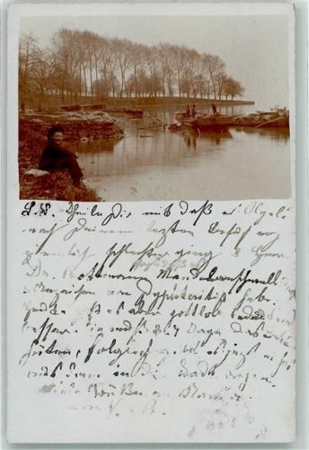 6010 Kriens 1902 - Ort lt. Stempel Ruderboot