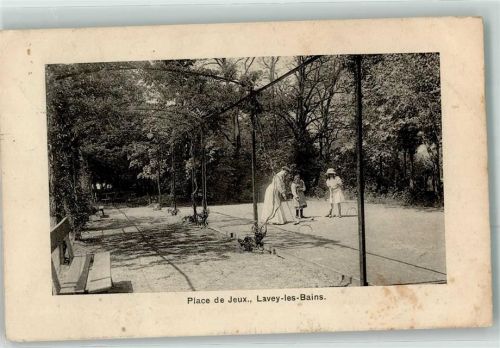 1892 Lavey-les-Bains 1915 Gebrauchsspuren Cricket Soielplatz