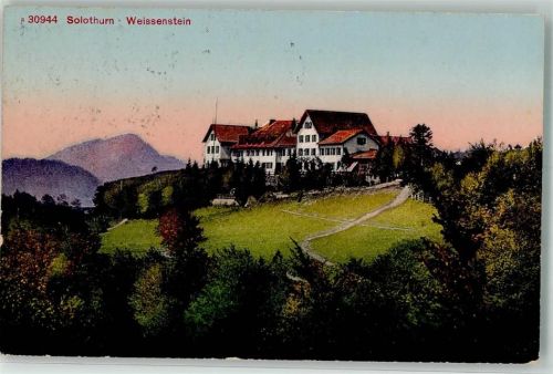 4515 Weissenstein b. Solothurn 1920 - Bahnpost Zug 803