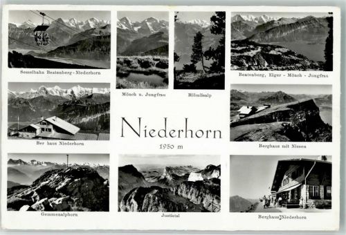 Niederhorn - Berghaus Skilift Blümlisalp Gemmenalphorn