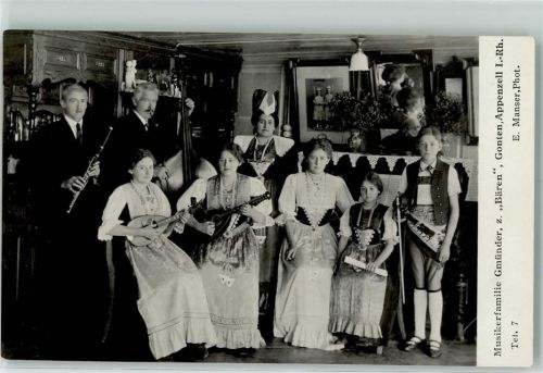 9108 Gonten - Musikerfamilie Gmünder z. Bären