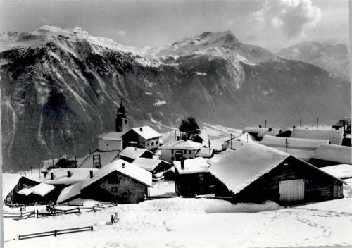 7433 Mathon - Teilansicht, Piz Neza, Piz Curver, Piz de la Tschera