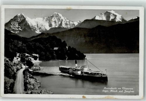 3658 Beatenbucht Merligen - Dampfschiff Eiger Mönch Jungfrau