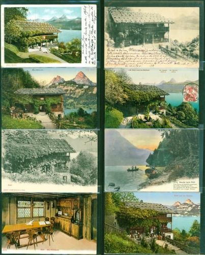 Rütli Lot mit 19 AK, ca. 1901-1922; gute Erhaltung, teils gelaufen Sammlung Schweiz Kleinposten bis 20