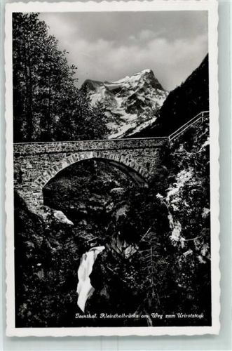 6461 Isenthal - Kleinthalbrücke am Weg nach Uriotstock